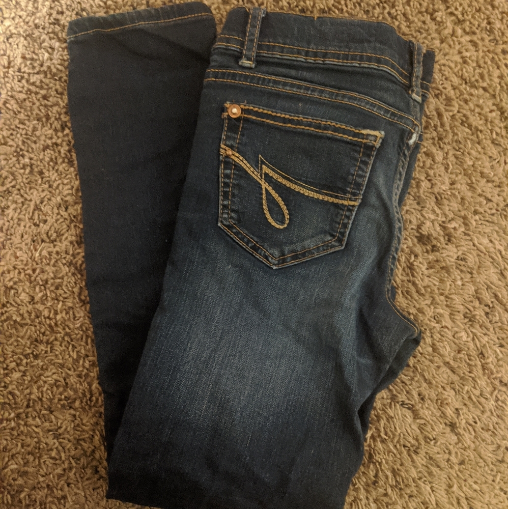 Jordache Premium Straight Leg Jeans Dark Wash